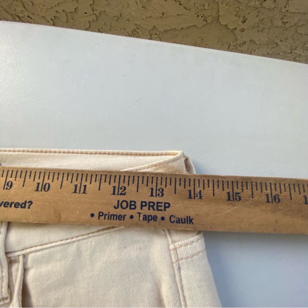 Joe's Jeans Cream Wide-Leg Flare Jeans - Picture 4 of 11